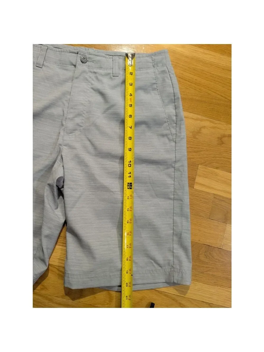 Ben Hogan Golf Shorts Gray Polyester Spandex Size 30